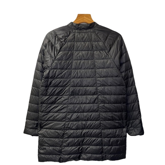 Athleta Jackets & Coats Athleta Reversawarm Reversible Down Coat In Blackarbor Olive Size M